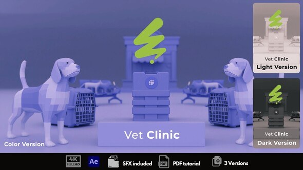 Videohive Vet Clinic Opener Openers template preview