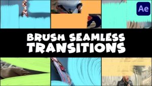 Videohive Brush Seamless Transitions | After Effects Elements template preview