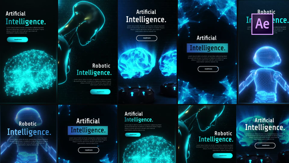Videohive Ai Stories and Posts Pack Elements template preview