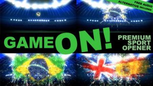 Game On! Sport Opener Video Displays template preview