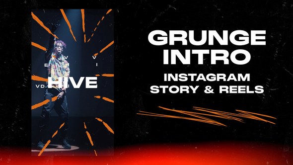 Urban Grunge Intro Story Openers template preview