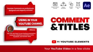 Videohive Titles and Comments Broadcast-packages template preview
