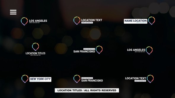 Videohive Location Names | AE 43647134 Titles template preview