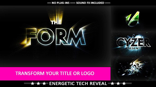 Robot Logo Transform Video Displays template preview