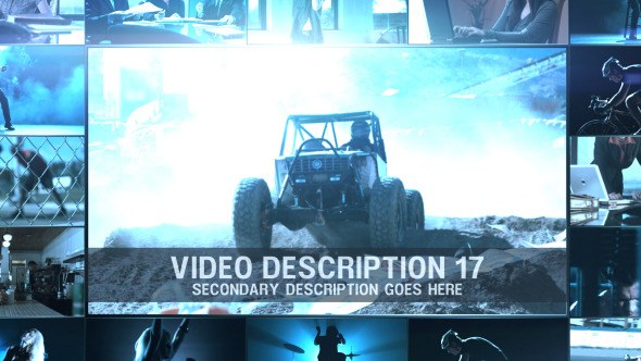 Video Wall Promo - After Effects Project (Videohive) Video Displays template preview