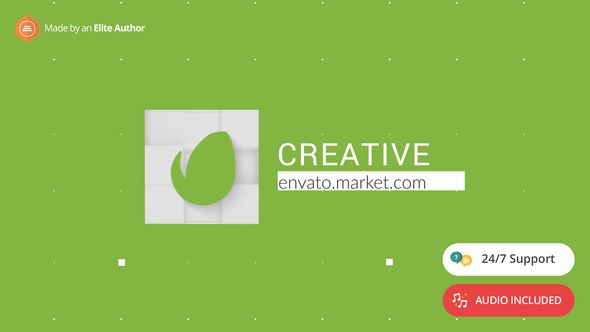 Videohive Modern Blocks Logo Reveal Logo Stings template preview