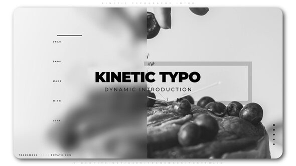Videohive Kinetic Typography Intro Openers template preview