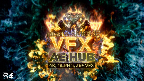 Videohive AE VFX Hub - Fire and Smoke Effects (User Favorites) Elements template preview