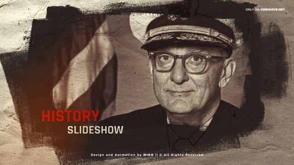 Videohive History Slideshow 28712960 Video Displays template preview