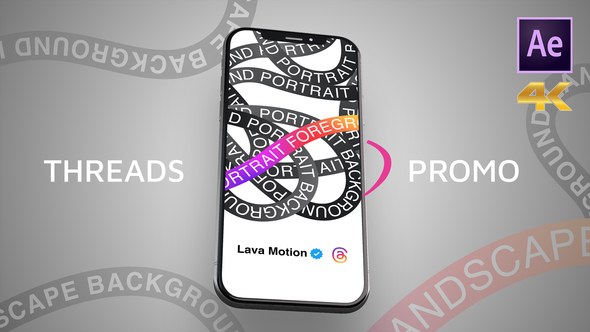 Videohive Threads Instagram Promo Product Promo template preview