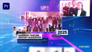 Corporate Timeline History Slideshow - Premiere Pro Premiere Pro template preview