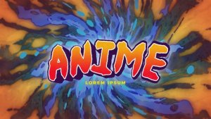 Videohive Anime Logo & Title Logo Stings template preview
