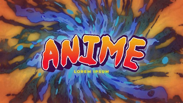 Videohive Anime Logo & Title Logo Stings template preview