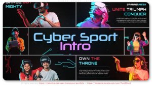 Videohive Cyber Sport 4K Intro Openers template preview