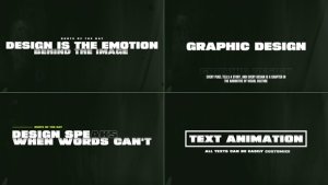 Videohive Minimal Text Intro Titles template preview