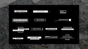 Videohive Unique News Titles Animation Elements template preview