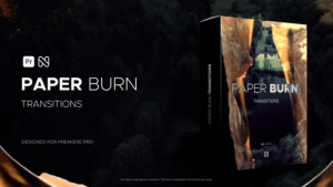 Paper Burn Transitions for Premiere Pro Premiere Pro template preview