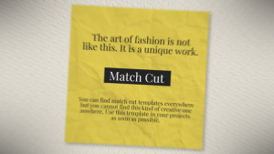 Videohive Match Cut 60691417 Video Displays template preview