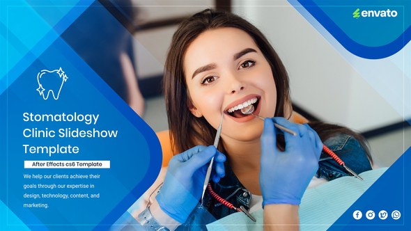 Videohive Stomatology Clinic Slideshow Video Displays template preview