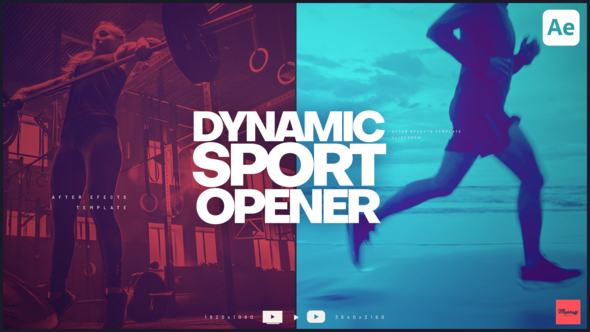 Videohive Dynamic Sport Opener 44755029 Broadcast-packages template preview