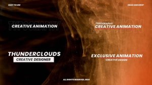 Text Animation MOGRT Premiere Pro template preview