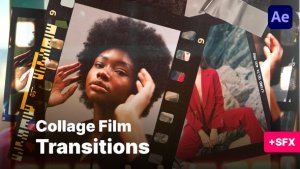 Videohive Seamless Collage Transitions Elements template preview