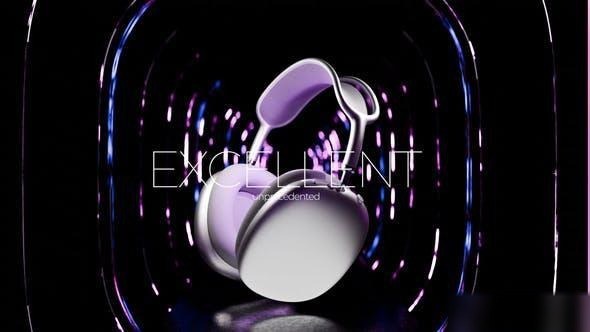 Videohive 3D Opener Music Colorful Elements Openers template preview