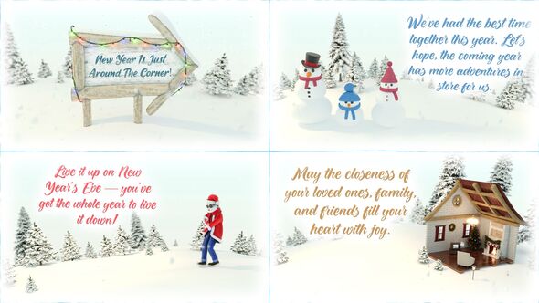 Videohive New Year Wishes And Greetings Openers template preview