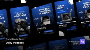 Videohive Reels - Daily Podcast After Effects Project Files Product Promo template preview