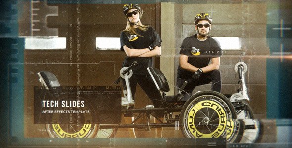 Videohive Tech Slides Video Displays template preview