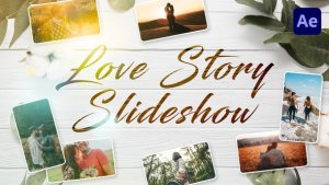 Videohive Love Story Slideshow Video Displays template preview