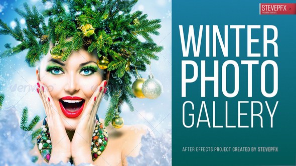 Videohive Winter Video Displays template preview