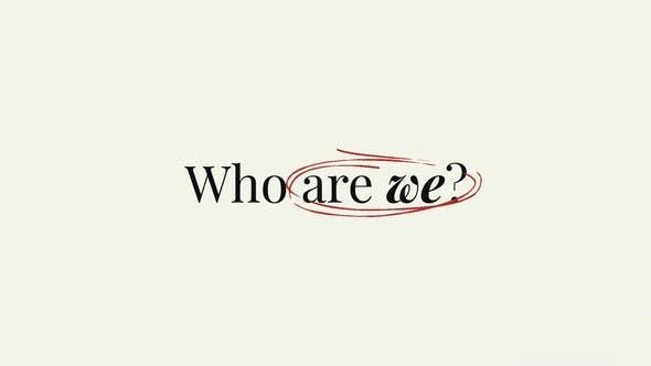 Videohive Who are we? - Fast Brand Intro Openers template preview