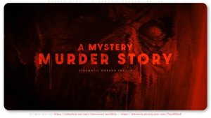 Videohive Murder Story - Cinematic Horror Trailer Video Displays template preview