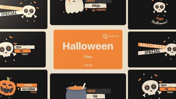 Videohive Halloween Titles Vol. 02 Titles template preview