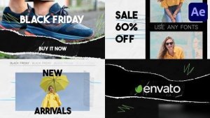 Videohive Black Friday Slides for After Effects Openers template preview