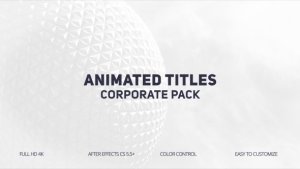 Videohive Animated Titles 20533056 Titles template preview