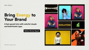 Videohive Vibrant Logo Intro Logo Stings template preview