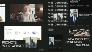 Videohive Minimalistic Website Promo 53409213 Product Promo template preview