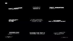 Videohive Text Animation | After Effects 50952016 Titles template preview