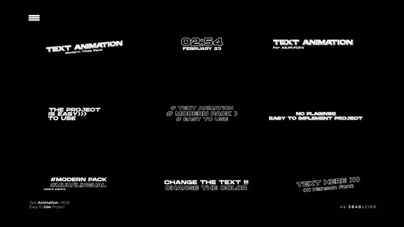 Videohive Text Animation | After Effects 50952016 Titles template preview
