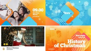 Videohive Merry Christmas Broadcast Pack Broadcast-packages template preview