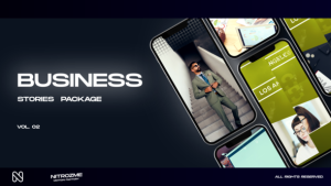 Videohive Business Stories Vol. 02 Video Displays template preview