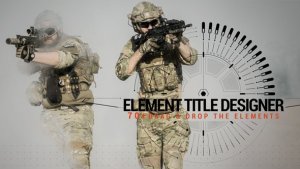 Element Title Designer Video Displays template preview