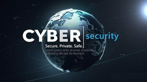 Videohive Cyber Security Openers template preview
