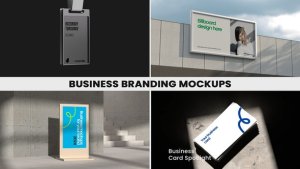 Business Branding Mockups Promo Premiere Pro template preview