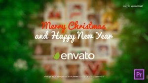 Christmas Photo Opener Video Displays template preview