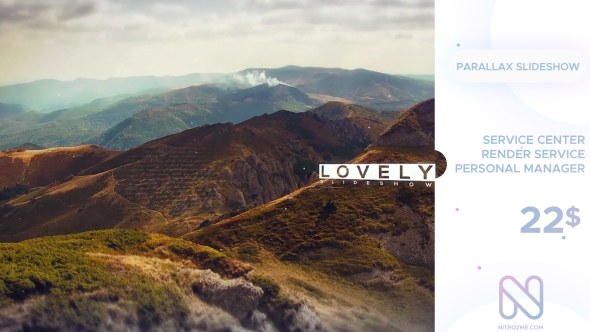 Parallax Slideshow Video Displays template preview