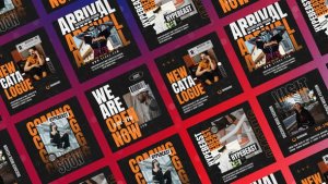 Videohive Yurban Hypebeast Instagram Posts Product Promo template preview
