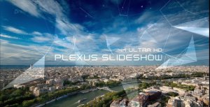 Plexus Slideshow 4K Video Displays template preview